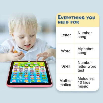 Interactive english learning pad (pink) - educational toys educational - kids - toys toys