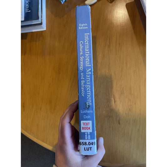 International management: culture strategy and behaviour - eighth edition - print books book - business - condition: