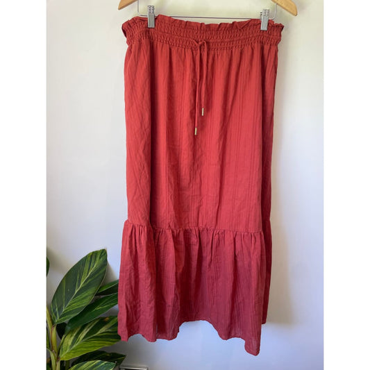 Iris maxi skirt – brand new cut label | size 14–16 | cotton rayon blend - skirts bnew label cut branded clothing