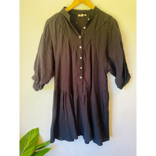 Iris maxi tiered dress – size 8 (brand new cut-label 100% cotton) - dresses bnew label cut branded clothing - clothing