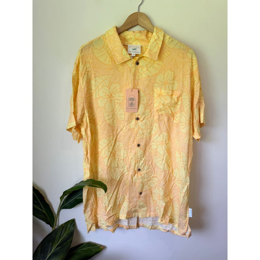 Islakoko size 2xl cotton/linen blend shirt - shirts tops men’s apparel