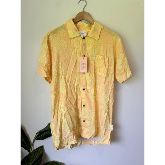 Islakoko size s cotton/linen blend shirt - shirts tops men’s apparel