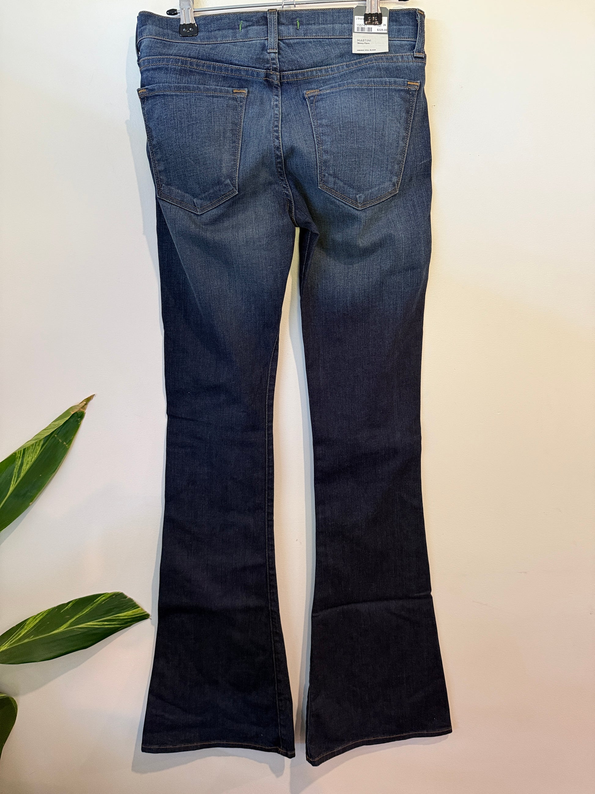 J Brand Martini Skinny Flare jeans size 26 back view