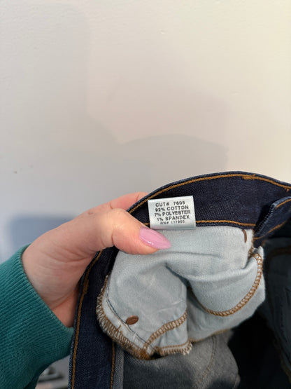 J Brand Martini jeans fabric label 92% cotton 7% polyester 1% spandex