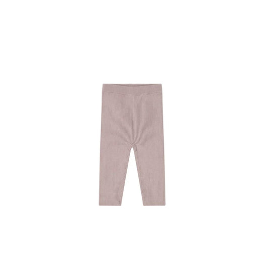 Jamiekay size 4yr frankie knitted legging powder pink - leggings baby clothing