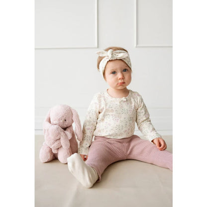 Jamiekay size 4yr frankie knitted legging powder pink - leggings baby clothing