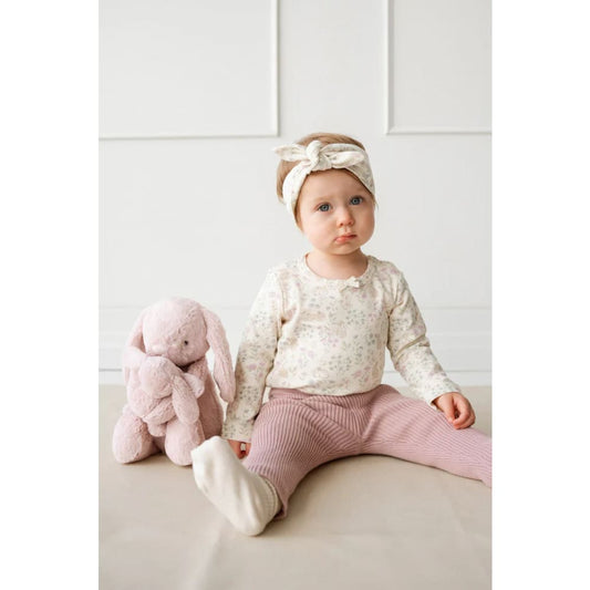 Jamiekay size 4yr frankie knitted legging powder pink - leggings baby clothing
