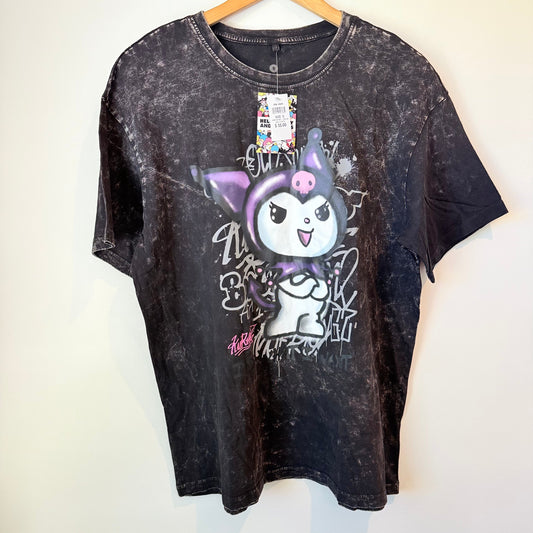 Jay jays licensed sanrio kuromi graffiti tee rrp $35.00 - s - t-shirts top - what’s new women’s apparel
