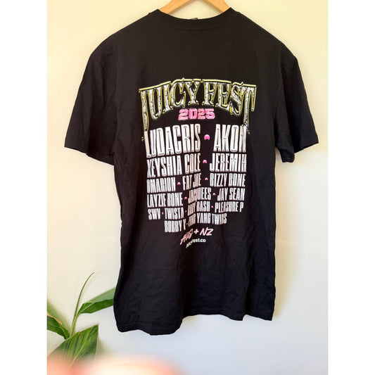 As colour juicy fest 2025 t-shirt - size l - t-shirts tops men’s apparel