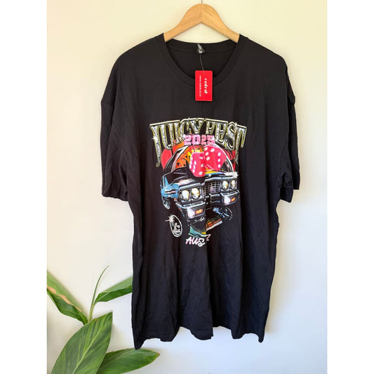 As colour juicy fest 2025 t-shirt - size 3xl - t-shirts tops men’s apparel