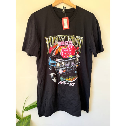 As colour juicy fest 2025 t-shirt - size l - t-shirts tops men’s apparel