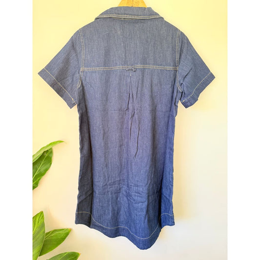 Just jeans size 10 dark wash denim mini dress rrp $119.99 - shirts top women’s apparel