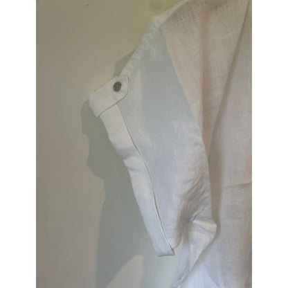 Just jeans size 10 button-front 100% linen top rrp $79.99 - shirts top women’s apparel