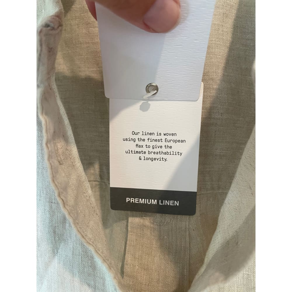 Just jeans size 12 button-front 100% linen top rrp $79.99 - shirts top women’s apparel