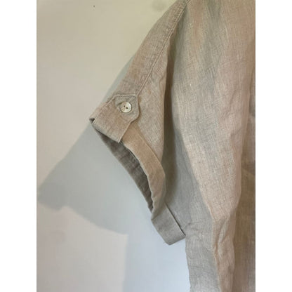 Just jeans size 12 button-front 100% linen top rrp $79.99 - shirts top women’s apparel