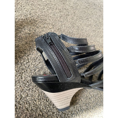 Kiarflex - kayoed - black strappy sandal heels - 3x size 38 1x size 39 - heels clothing & fashion - heels - shoes