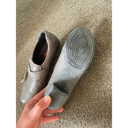 Kiarflex - kington - gray leather comfort shoes - heels clothing & fashion - heels - shoes women’s shoes