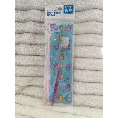 Kirby toothbrush & zip bag set - manual toothbrushes health and wellness