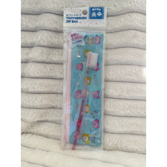 Kirby toothbrush & zip bag set - manual toothbrushes health and wellness