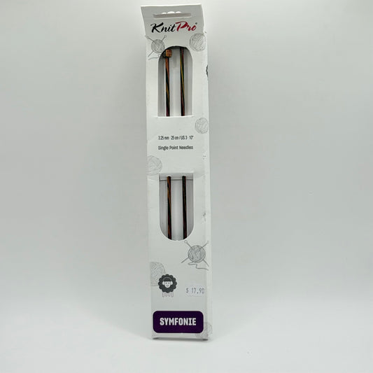 Knitpro symfonie single point 3.25mm knitting needles - single-pointed knitting needles crafts