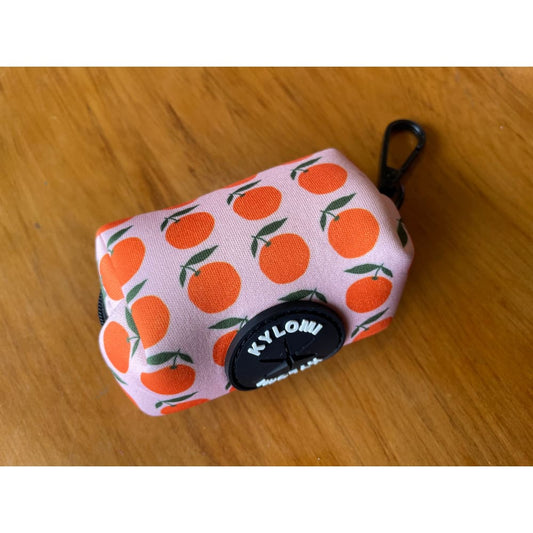 Kylomi orchard orange poop bag dispenser - pet waste bag dispensers & holders pet apparel & accessories pet apparel &