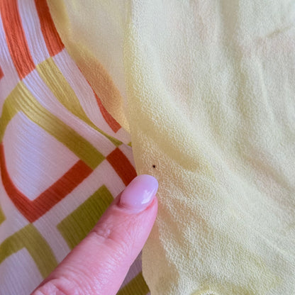 laierjiani Geometric Print Flared Skirt - Size S