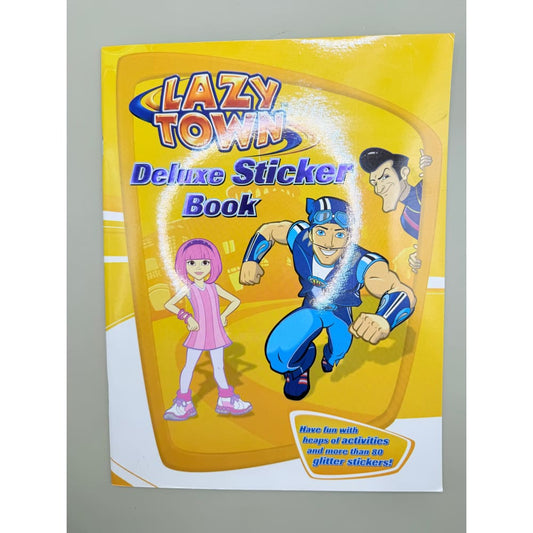 Lazytown deluxe sticker book - print books printed media