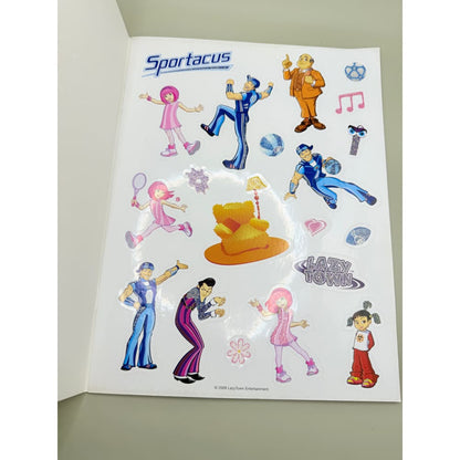 Lazytown deluxe sticker book - print books printed media