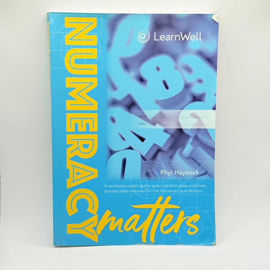 Numeracy matters workbook by phyl haydock - print books condition: used - what’s new printed media