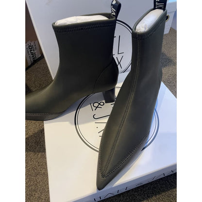 Hael & jax size 40 khaki status leather boots - boots boots - clothing & fashion - shoes women’s shoes