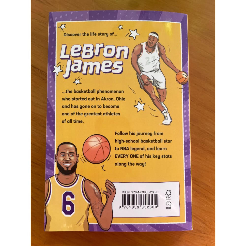 Sports heroes: lebron james: facts stats and stories by hannah dolan & guy harvey - print books printed media