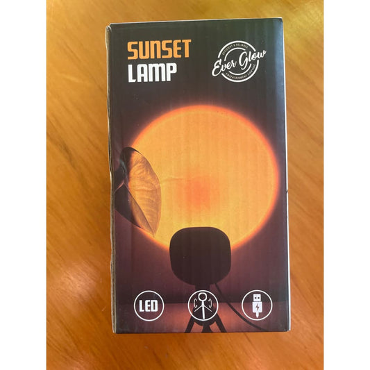 Ever glow sunset lamp - led projector for home ambiance - night lights & ambient lighting electronics & accessories