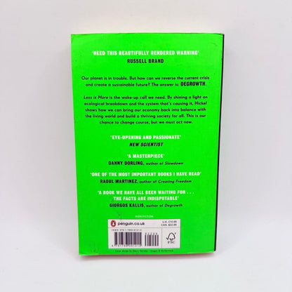 Less is more how degrowth will save the world by jason hickel - print books what’s new printed media