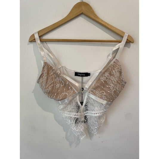 Bnwt naanaa size 12 lace scallop hem bralet - lingerie clothing & fashion - lingerie - special categories women’s