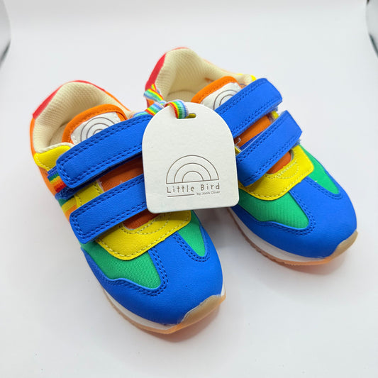 Little bird by jools oliver size uk 9 rainbow sneakers - baby & toddler sneakers baby clothing