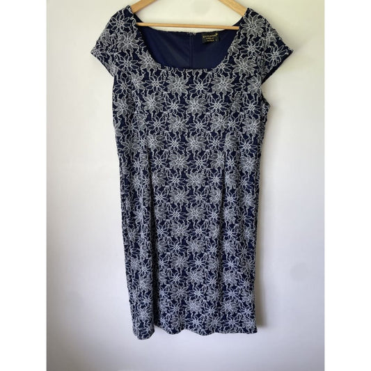 Ls collection size l (14-16) lacy dress - dresses clothing & fashion - condition: used - dresses - short sleeve women’s