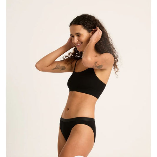 Boody lyolyte® racerback bra - black - size s - bras special categories women’s apparel