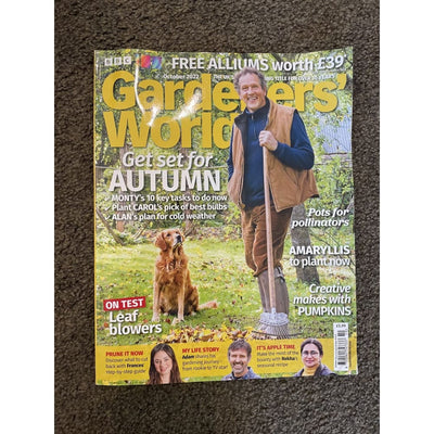 Bbc gardener’s world october 2022 - magazines book - gardening - periodical printed media