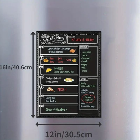 Magnetic menu - kitchen organizers home&living materials
