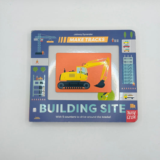 Make tracks: building site by johnny dyrander - educational toys condition: used printed media