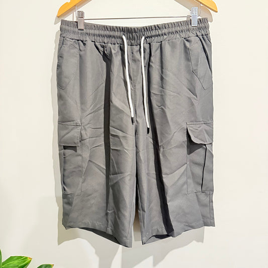 Manfinity size xl men’s grey cargo shorts - cargo shorts bottoms men’s apparel