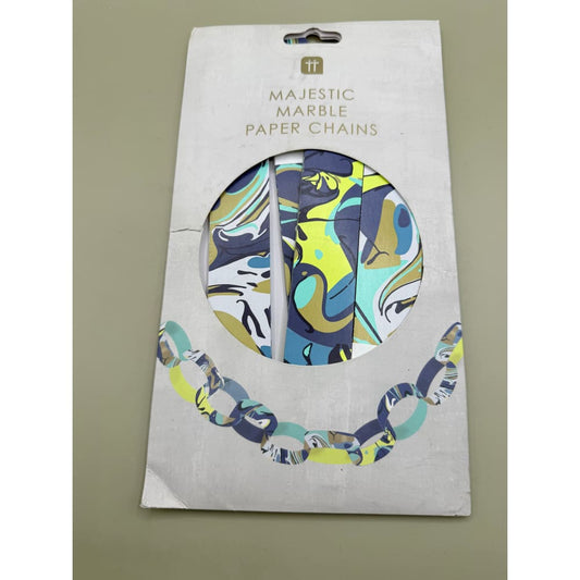 Majestic marble paper chains - party supplies stationery