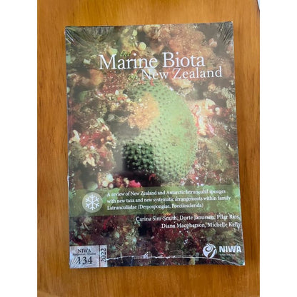 Marine biota new zealand: niwa biodiversity memoir 134 (2022) - print books book - science printed media