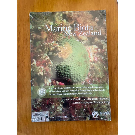Marine biota new zealand: niwa biodiversity memoir 134 (2022) - print books book - science printed media