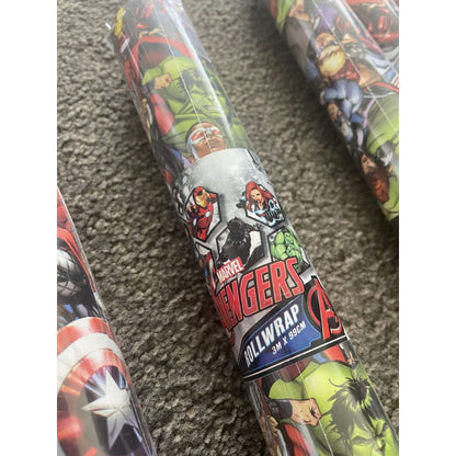 1 roll of rollwrap – 3m x 99cm – brand new marvel gift wrap - avengers - wrapping paper seasonal & holidays decorations