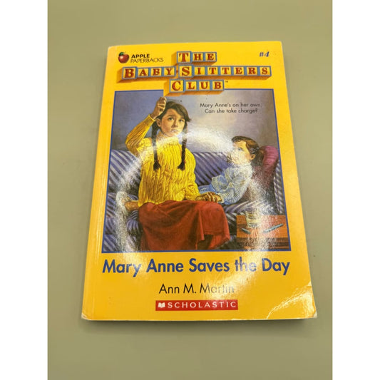 Mary anne saves the day (the baby-sitters club #4) by ann m. Martin - print books printed media