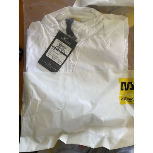 Bnwt mavik size xs cloud shower-proof jacket in white - coats & jackets clothing & fashion - jacket - jackets - men