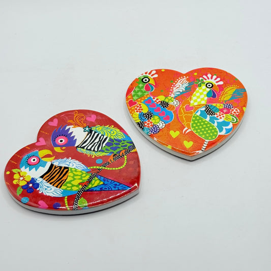 Maxwell & williams designer homewares coasters – heart shaped (set of 2) - coasters what’s new home&living materials
