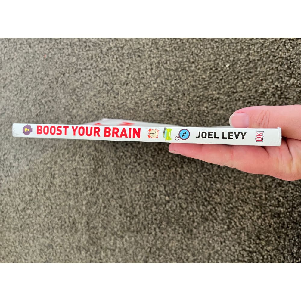 Boost your brain: switch on your brain with over 300 puzzles tips and teasers by joel levy - print books condition: