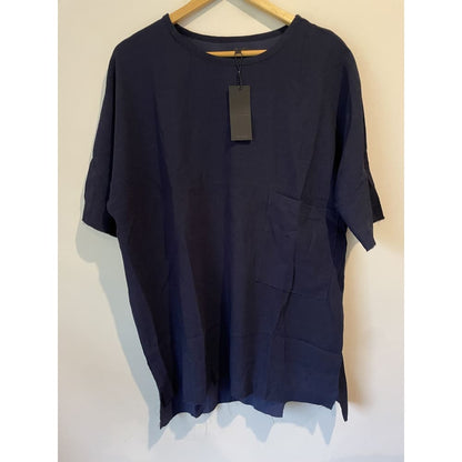 Bnwt mennace size m raw edge oversize t-shirt with pocket - m - clothing tops clothing & fashion - men - t-shirt - tops